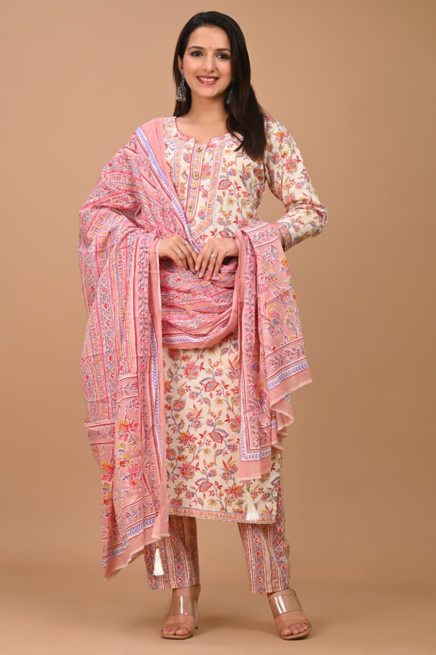 Suit Set with Dupatta