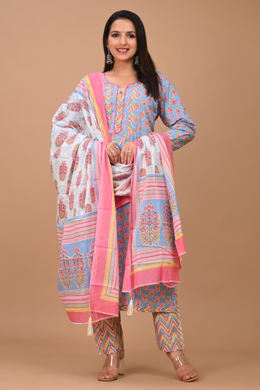 Suit Set with Dupatta