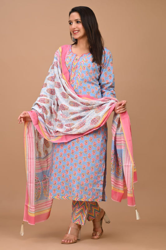 Suit Set with Dupatta