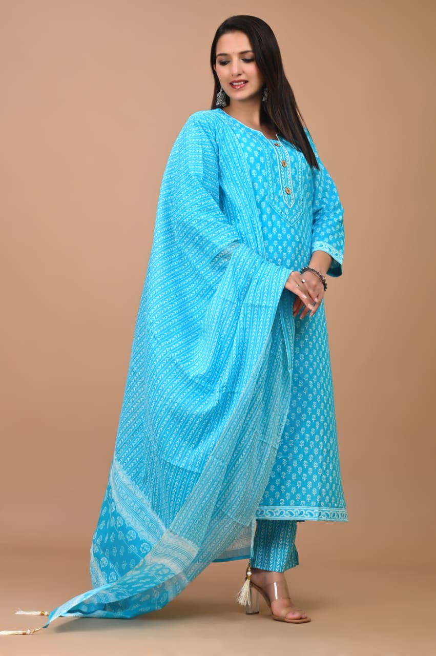 Suit Set with Dupatta