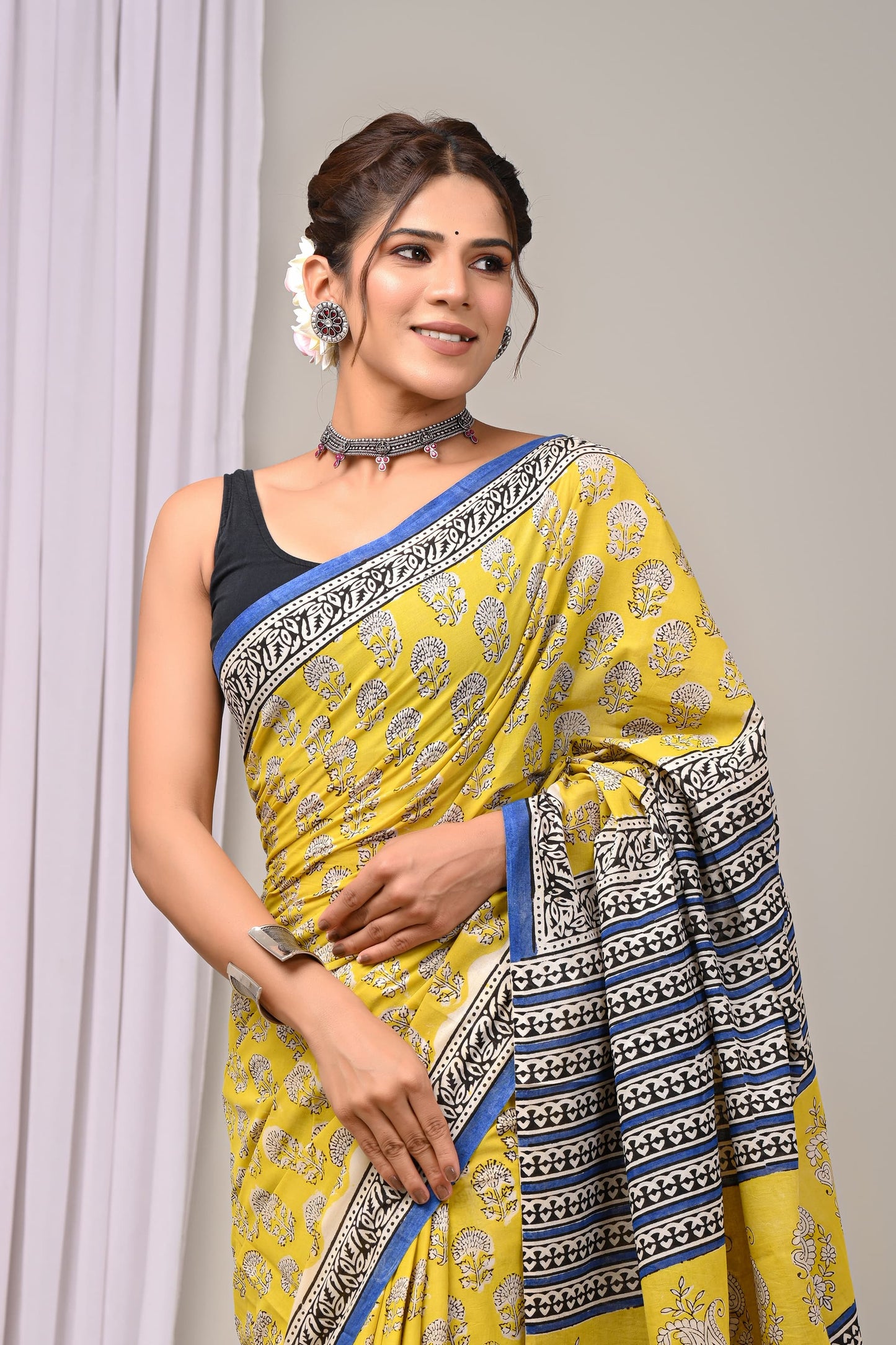 Mulmul Cotton Saree