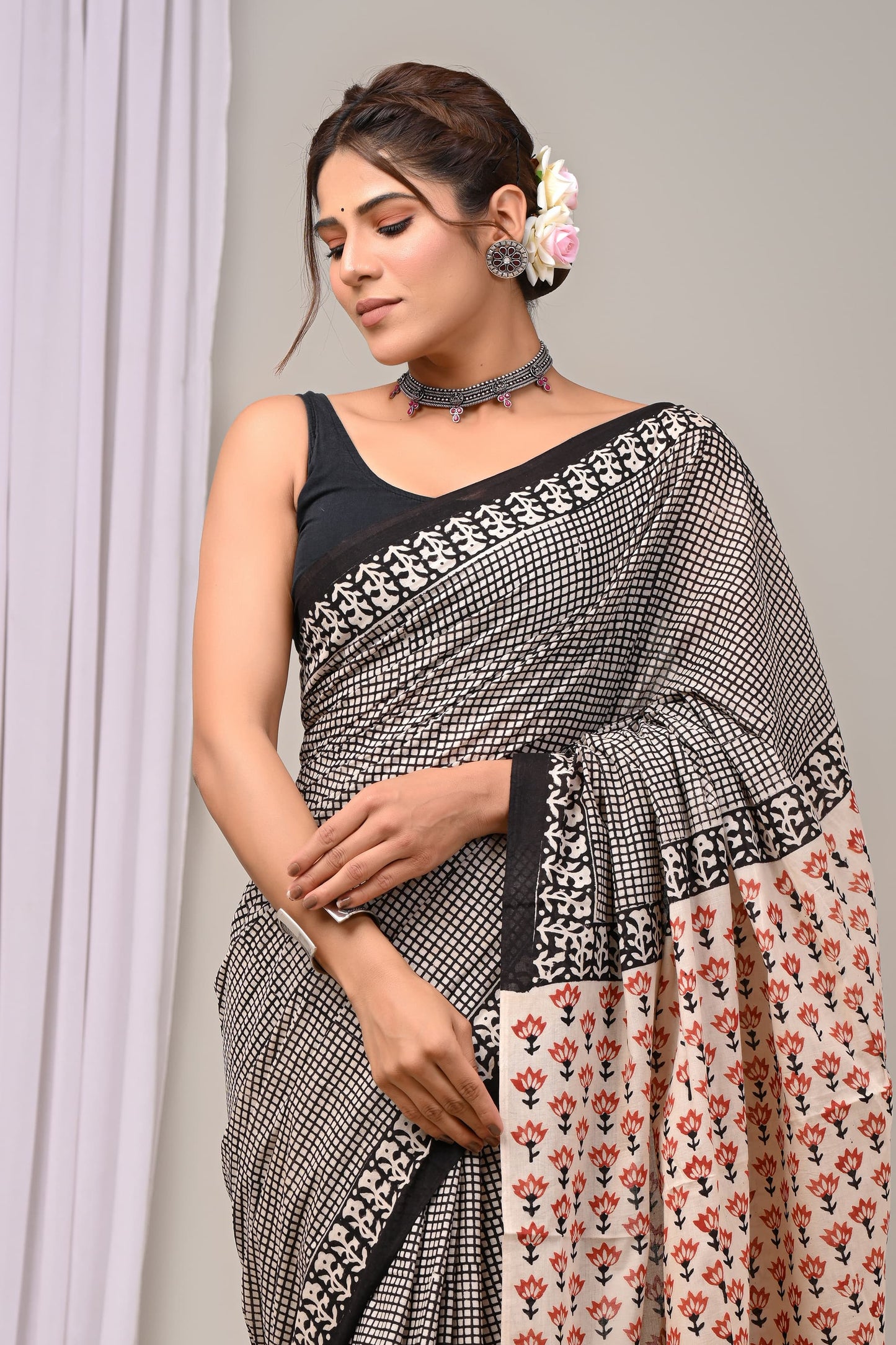 Mulmul Cotton Saree