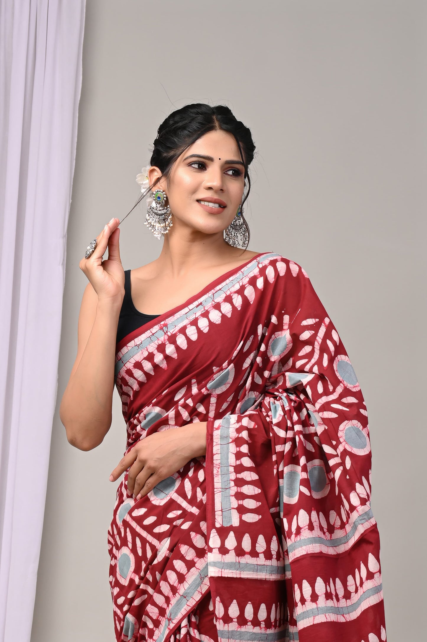 Mulmul Cotton Saree