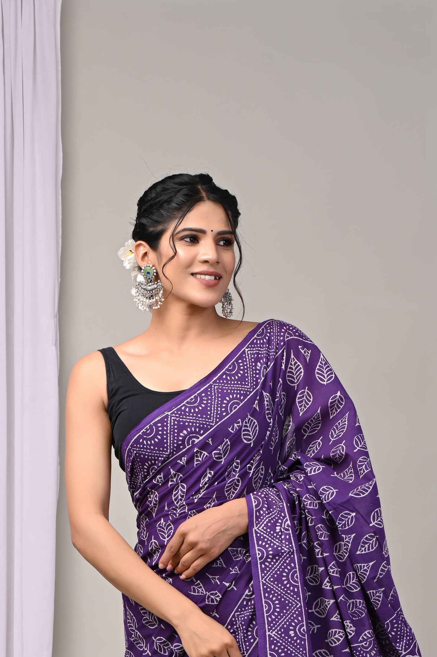 Mulmul Cotton Saree