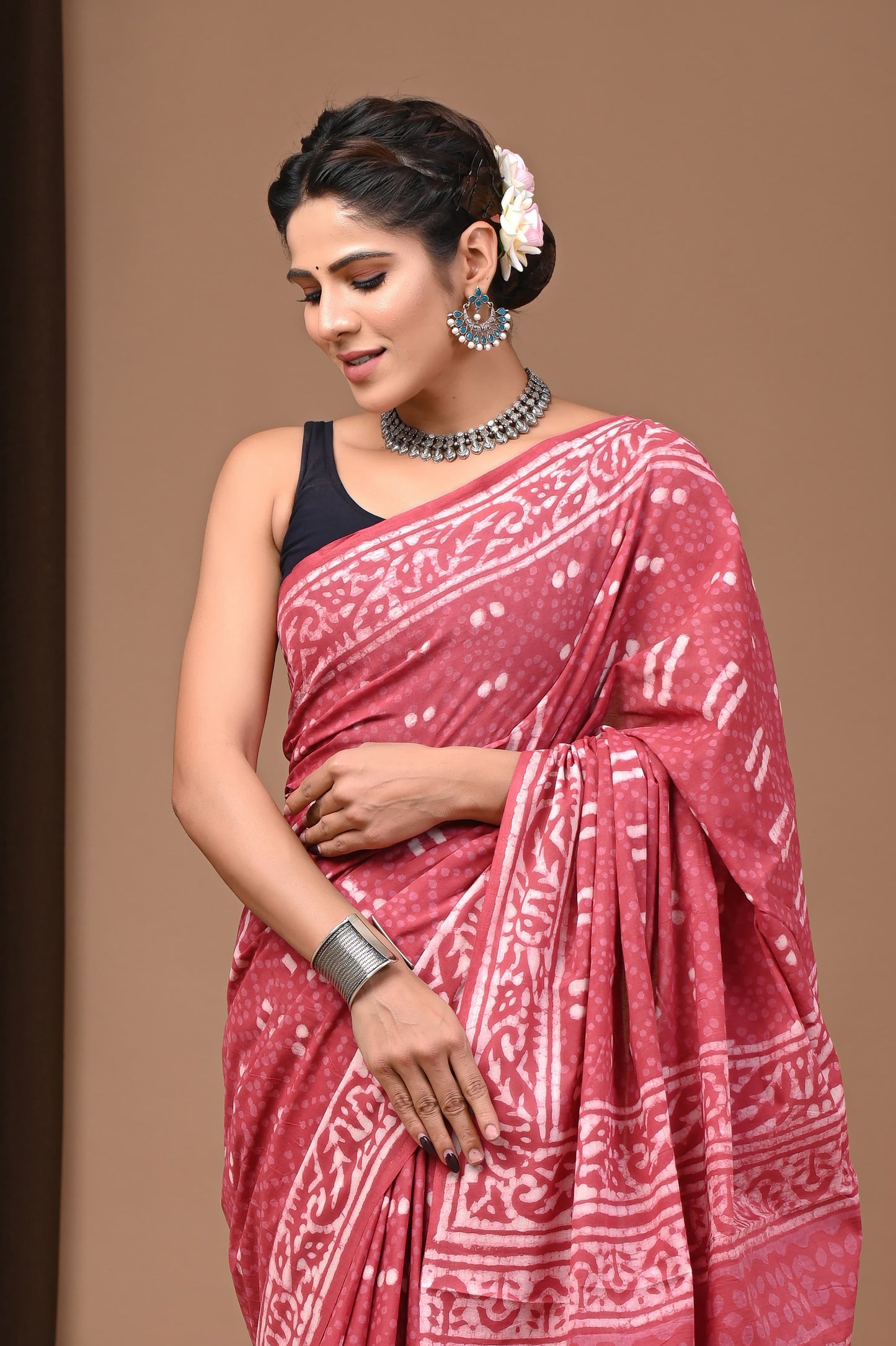 Mulmul Cotton Saree