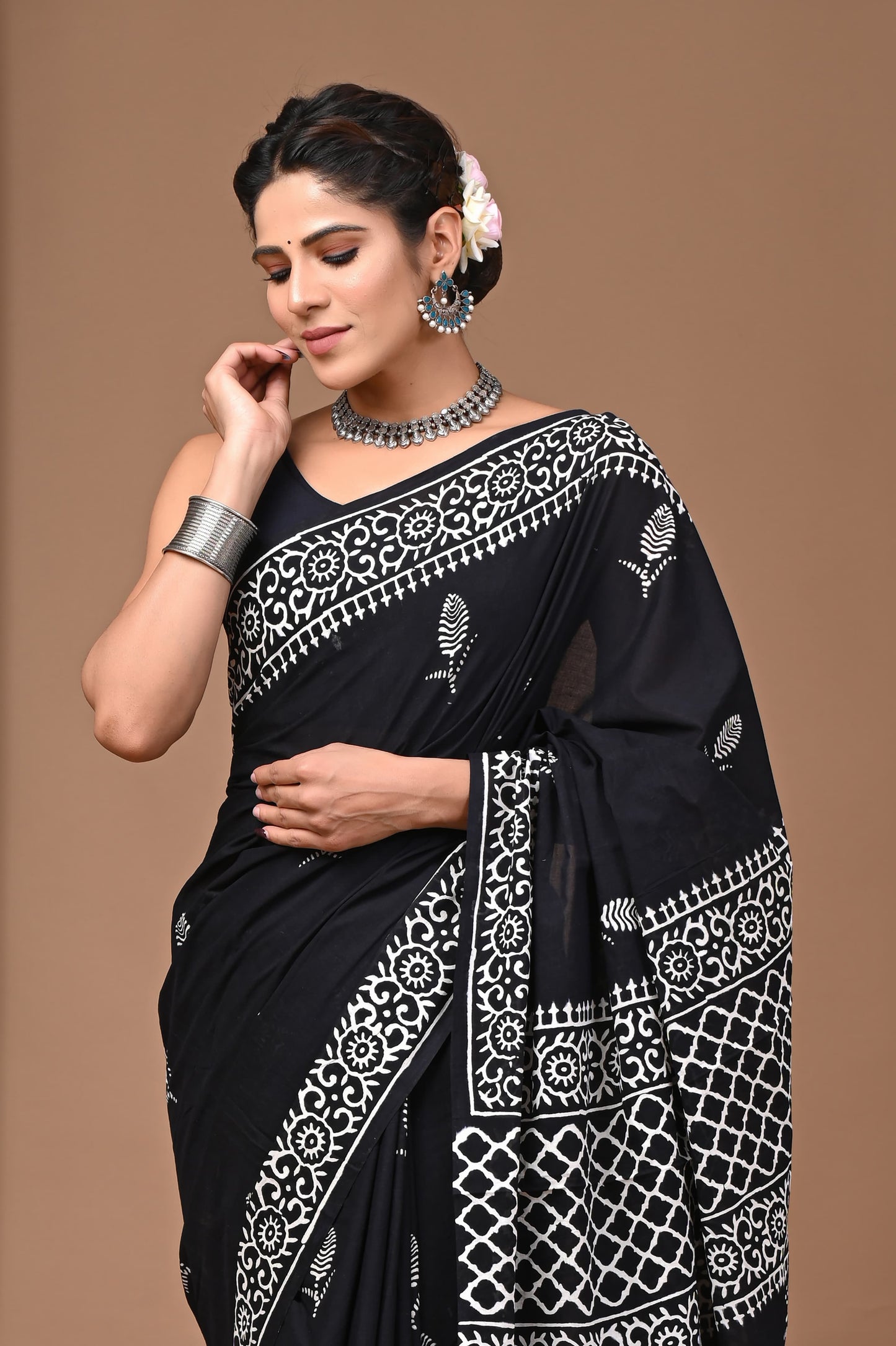 Mulmul Cotton Saree