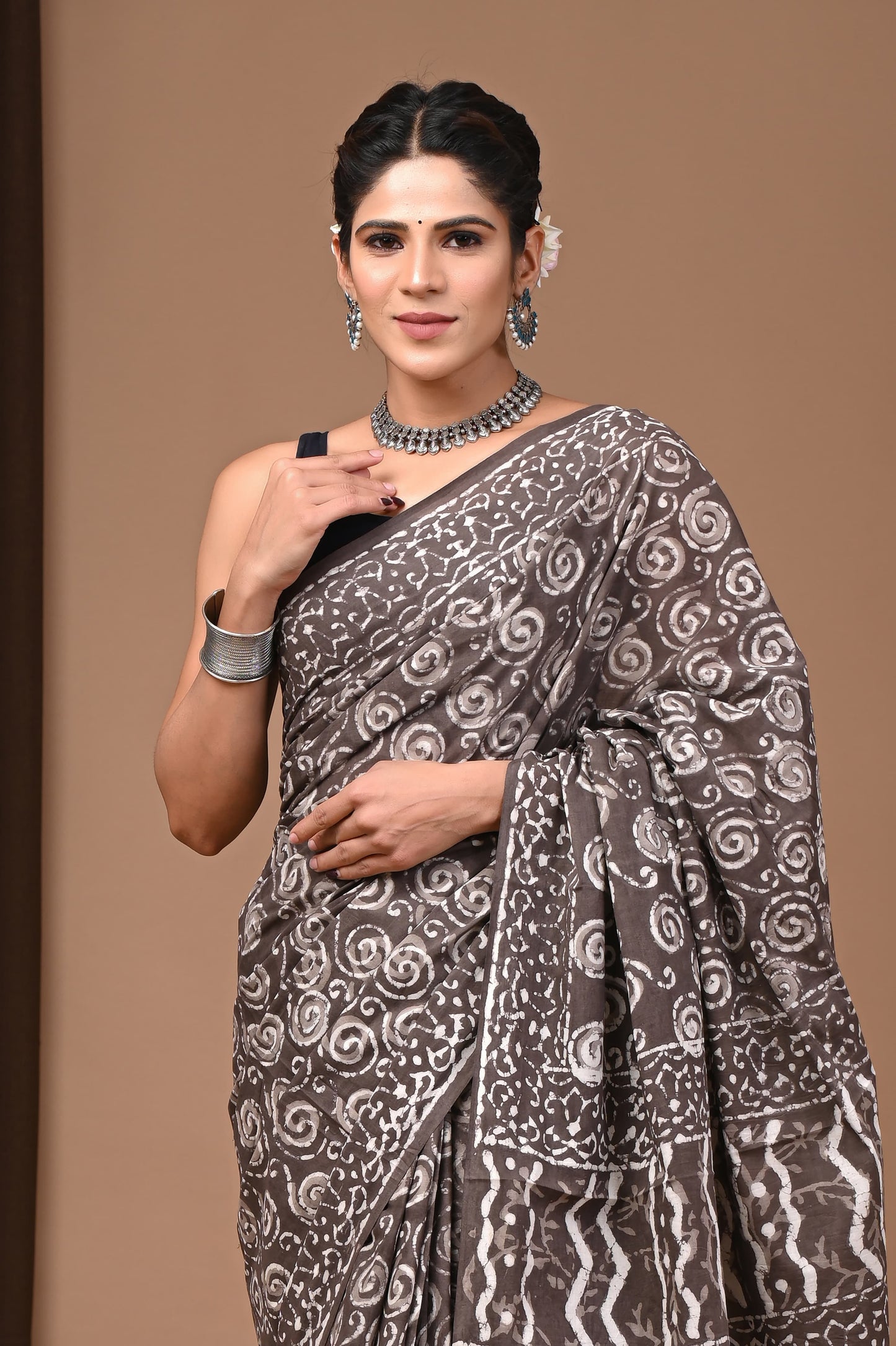 Mulmul Cotton Saree