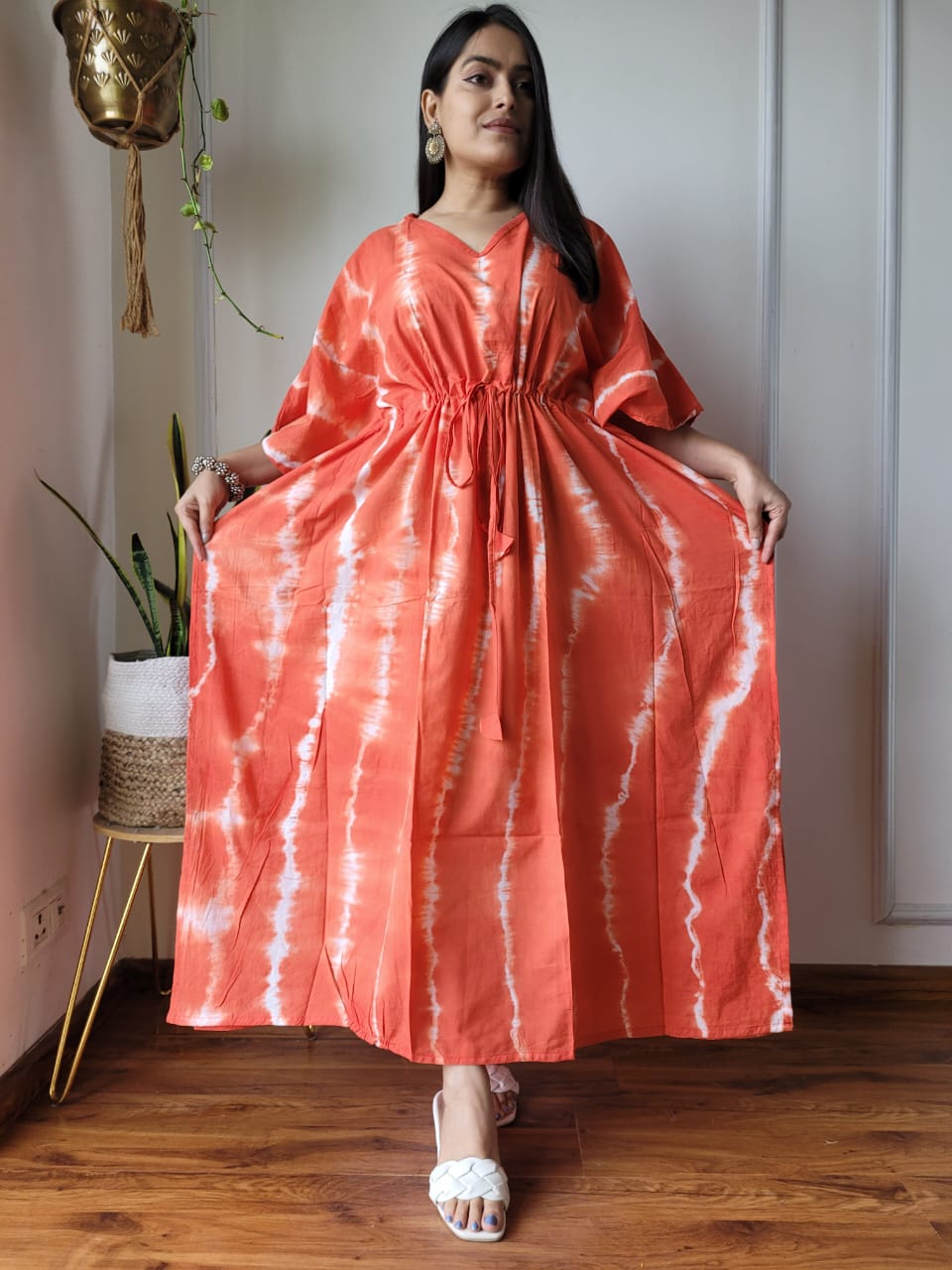 Kaftan : Cotton Printed with Natural Colors