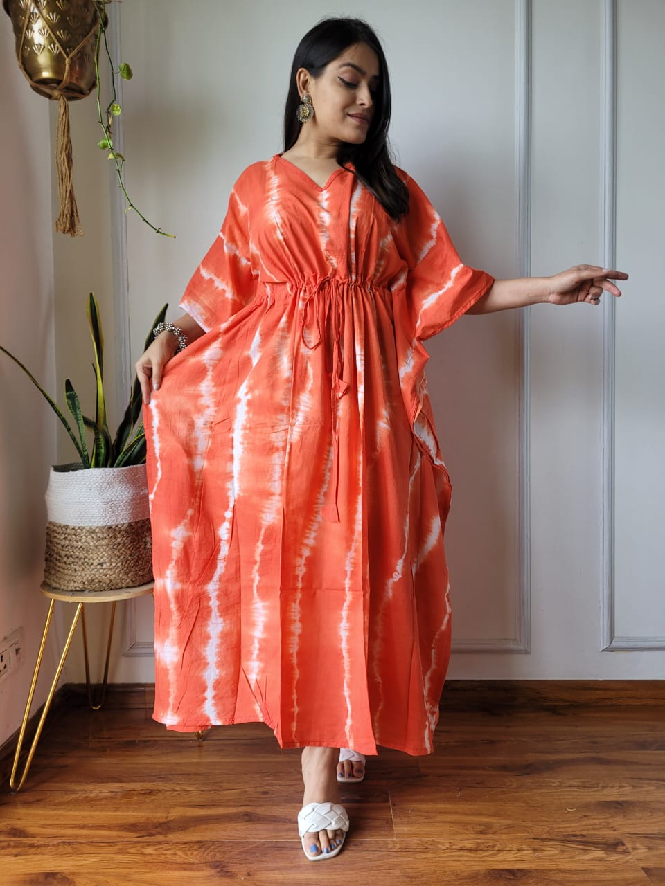 Kaftan : Cotton Printed with Natural Colors