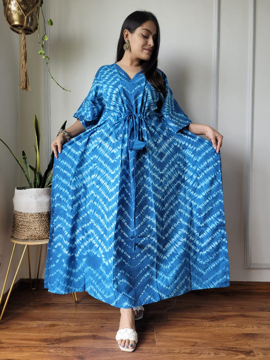 Kaftan : Cotton Printed with Natural Colors