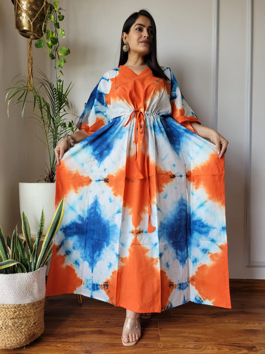 Kaftan : Cotton Printed with Natural Colors