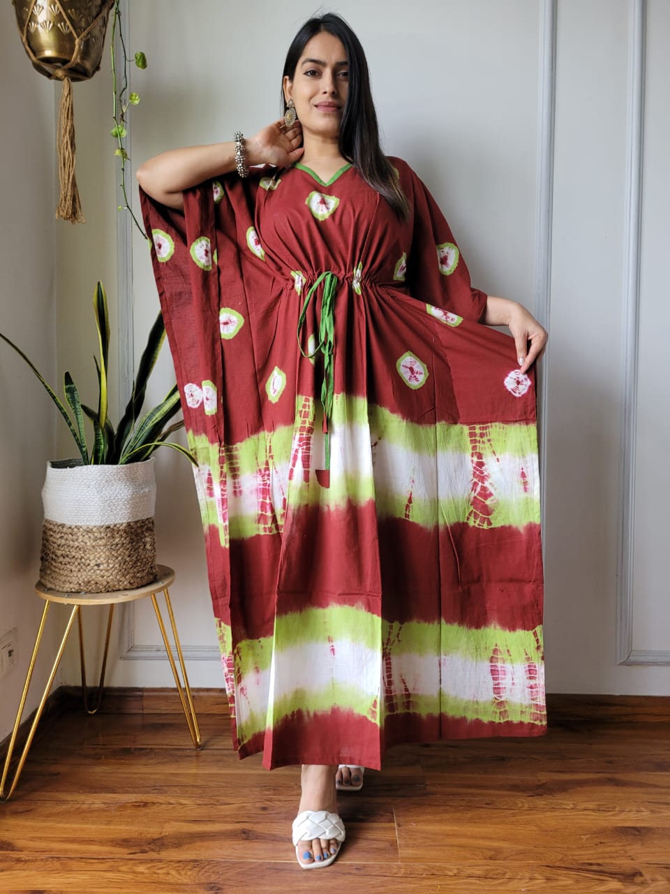 Kaftan : Cotton Printed with Natural Colors