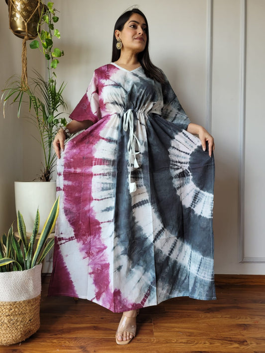 Kaftan : Cotton Printed with Natural Colors